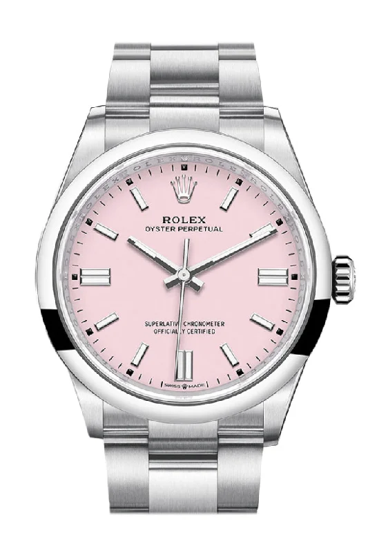 Rolex Watches: Legendary Style and Quality –Rolex Oyster Perpetual 36 Pink Dial Oyster Bracelet Watch 126000