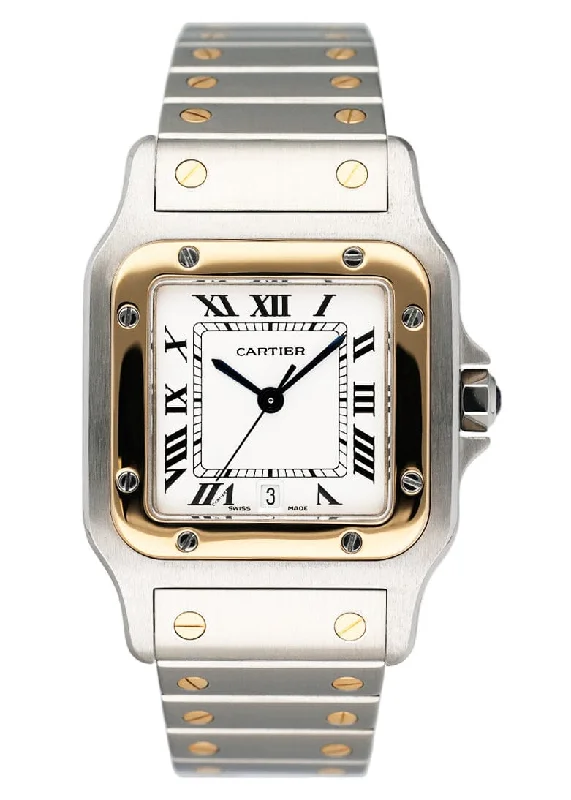 Cartier Watches: Built for the Watch Enthusiast –Cartier Santos Galbee W20011C4 187901 Two Tone Mens Watch