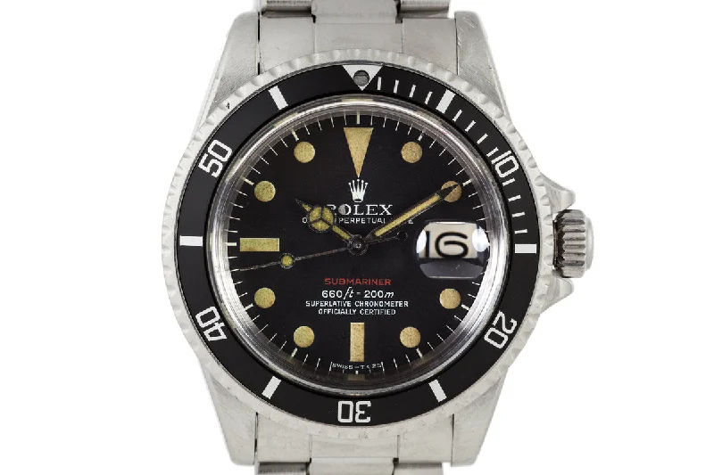 Find Your Signature Rolex Watch –1971 Rolex Red Submariner Mark V Dial