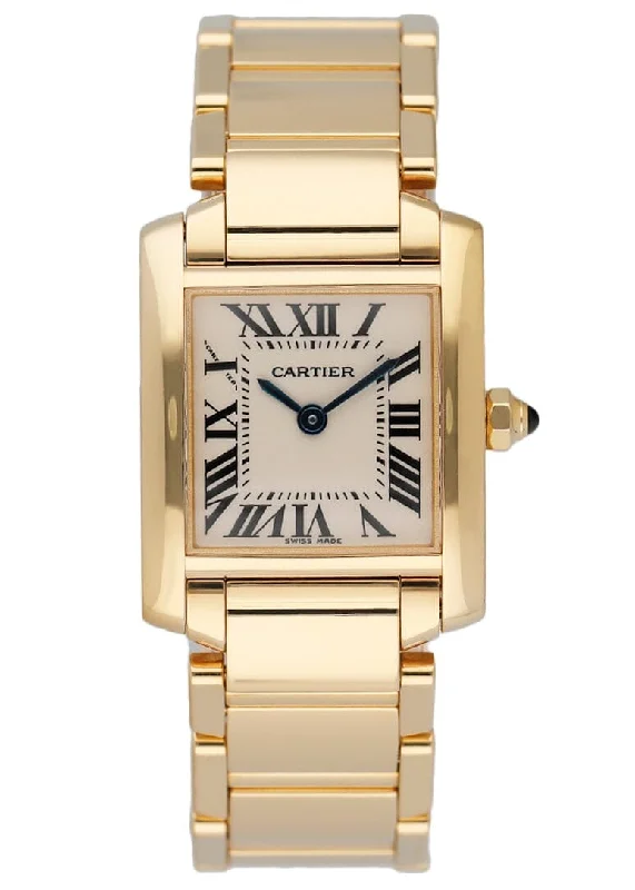 Cartier Watches: A True Investment in Style –Cartier Tank Francaise W50002N2 Yellow Gold Ladies Watch