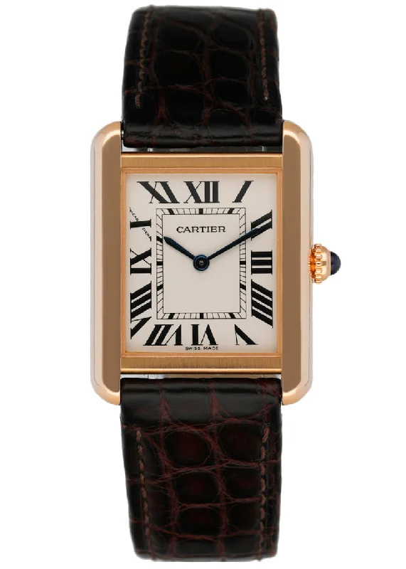 Cartier Watches: A Legacy of Precision –Cartier Tank Louis 3186 18K Rose Gold Ladies Watch