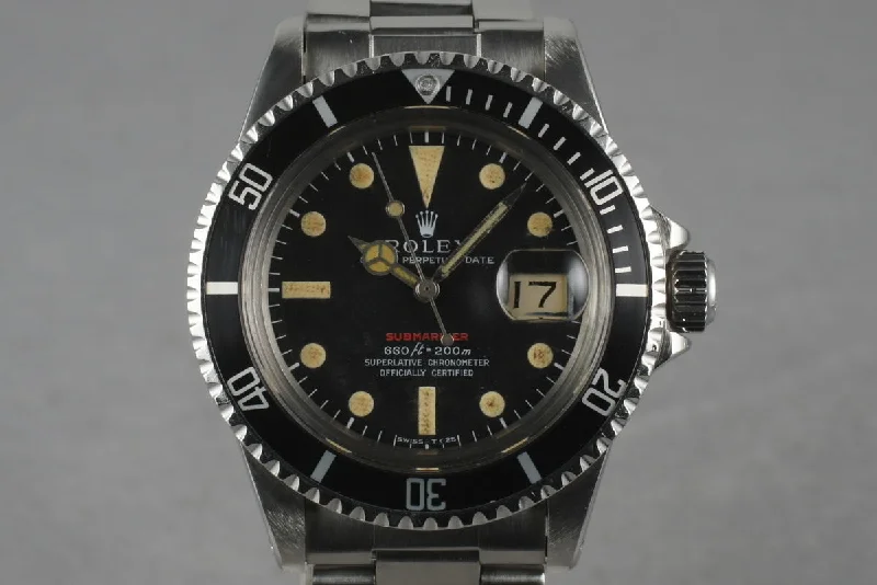 Discover Rolex Watches for the Modern Era –1972 Rolex Red Submariner 1680    Mark 4