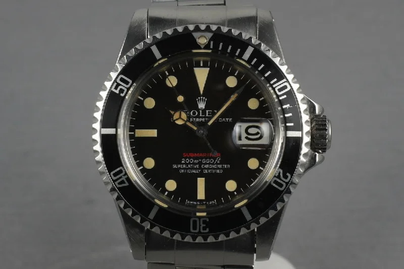 Rolex Watches: Excellence in Design –1969 Rolex Red Submariner 1680 Meters First Mark 3 turning Brown