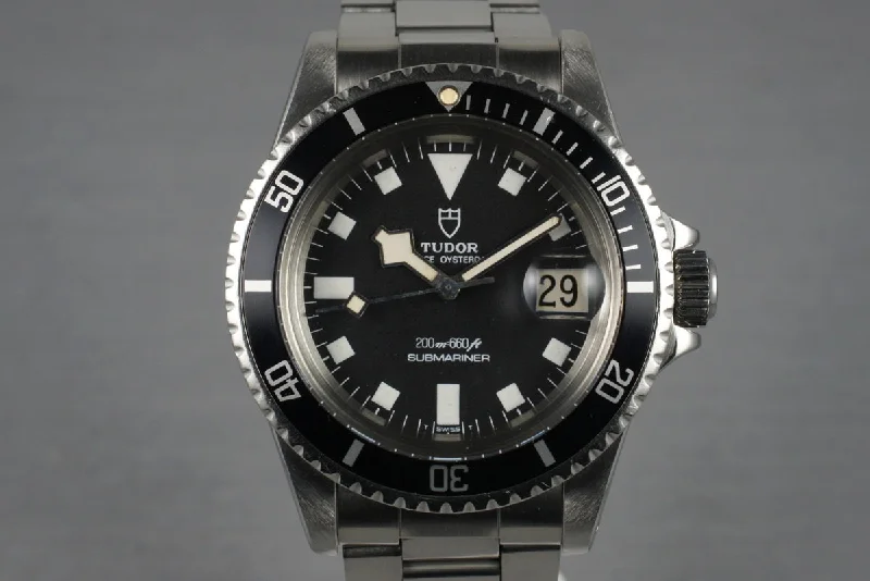 Find Rolex Watches That Fit Your Style –1977 Tudor Submariner 94110 Snowflake with Box