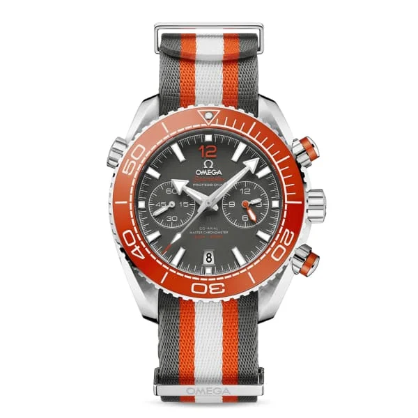 Discover Omega Watches for Investment and Style –Omega Seamaster 46mm Watch - Ref: 215.32.46.51.99.001 - Grey Chronograph Index Dial, Grey NATO Strap