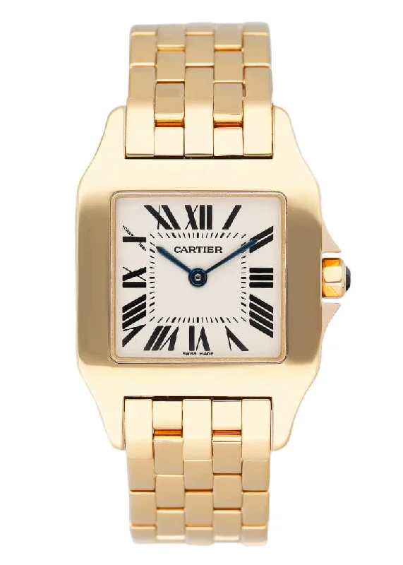 Shop Cartier Watches for Every Moment –Cartier Santos Demoiselle W25062X9 18K Yellow Gold Ladies Watch