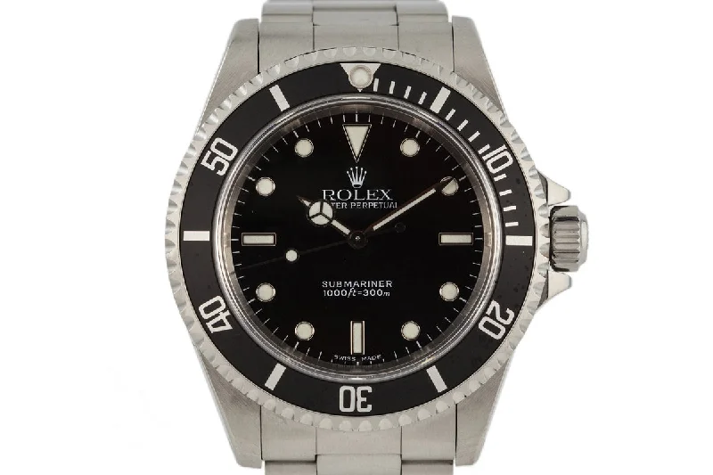 Explore Rolex Watches for Timeless Appeal –2000 Rolex Submariner 14060M with Box and Papers