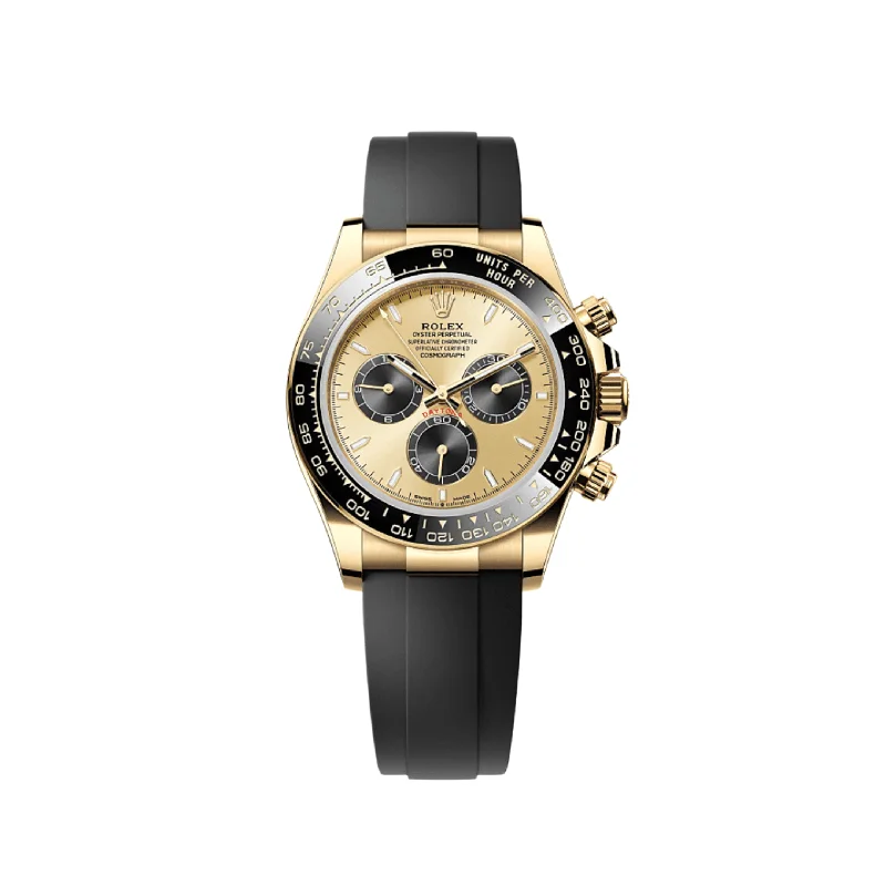 Discover the Craftsmanship of Rolex Watches –Rolex Daytona 126518LN Yellow Gold Champagne Black Dial (2024)