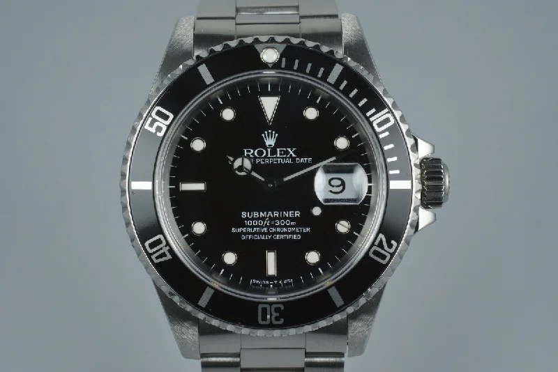 Timeless Rolex Timepieces Available Today –1990 Rolex Submariner 16610 with Rolex Service Card