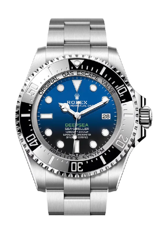 Discover the World of Rolex Timepieces Now –Rolex Deep Sea 44 James Cameron Automatic Blue Dial Men's Watch 136660 136660-0003