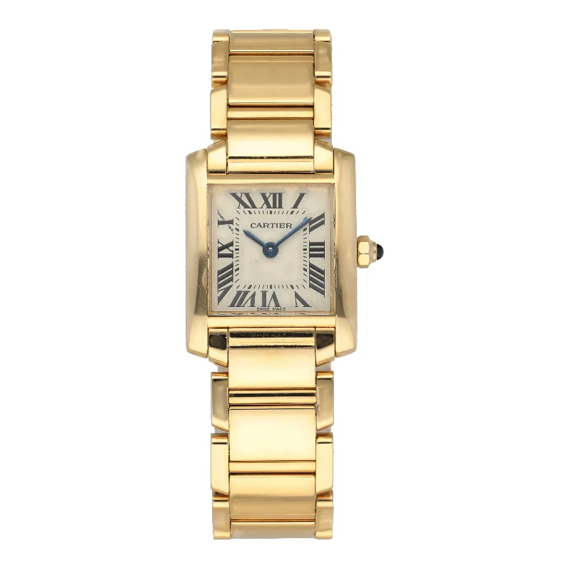 Cartier Watches for Discerning Collectors –Cartier Tank Francaise 1820 Yellow Gold Ladies Watch