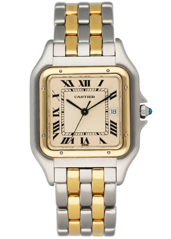 Shop Cartier Watches for Ultimate Precision –Cartier Panthere Large 83083442 Two Rows Mens Watch