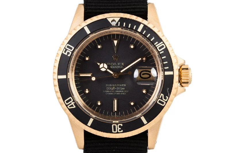 Rolex Watches: The Art of Timekeeping –1978 YG Rolex Submariner 1680 Black Nipple Dial