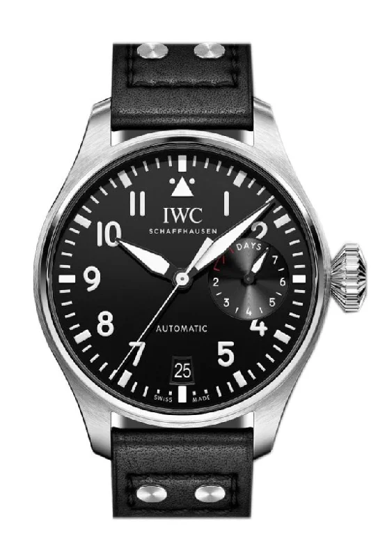 Discover IWC Watches for Investment –IWC Big Pilot Black Dial Automatic 46mm Men's Watch IW500912