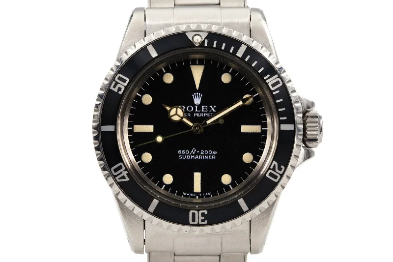 Explore Rolex Watches for the Ultimate Timepiece Experience –1970 Rolex Submariner 5513 with Swiss Rivet Band