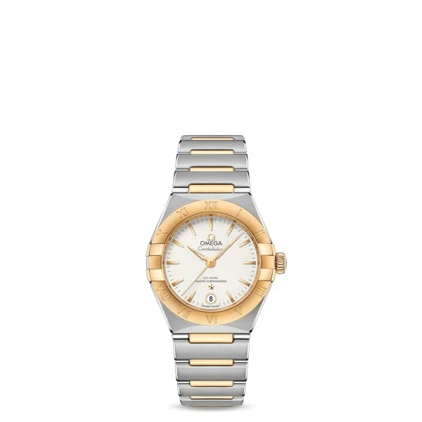 Find Your Ideal Omega Watch Today –Omega Constellation 29mm Watch - Ref: 131.20.29.20.02.002 - Silver Index Dial & 18K Yellow Gold Bezel, Two Tone Stainless Steel & 18K Yellow Gold Bracelet