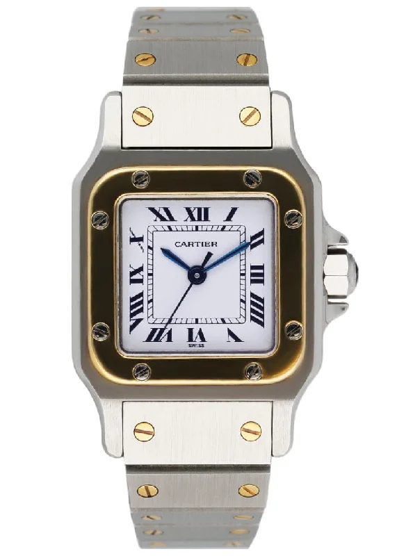 Discover the Best Cartier Timepieces for You –Cartier Santos Galbee 0902 Two-Tone Automatic Ladies Watch