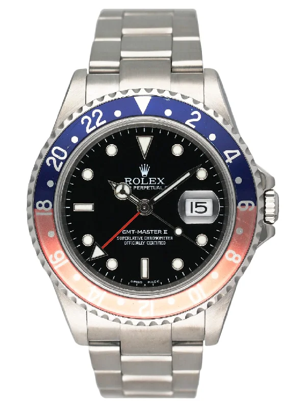 Discover the Ultimate Rolex Watch Collection –Rolex GMT Master II 16710 Pepsi Bezel Mens Watch