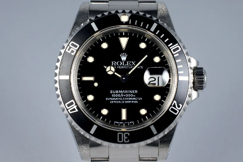 Find the Latest Rolex Models Here –1991 Rolex Submariner 16610