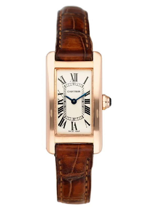 Cartier Watches: Where Tradition Meets Luxury –Cartier Tank Americaine W2607456 Ladies Watch