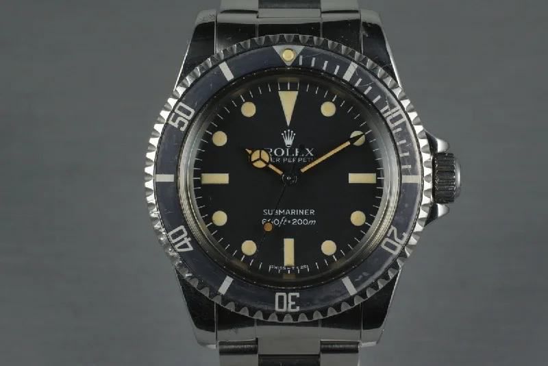 Rolex Watches: Craftsmanship You Can Trust –1982 Rolex Submariner 5513 Mark 4 Maxi Dial4