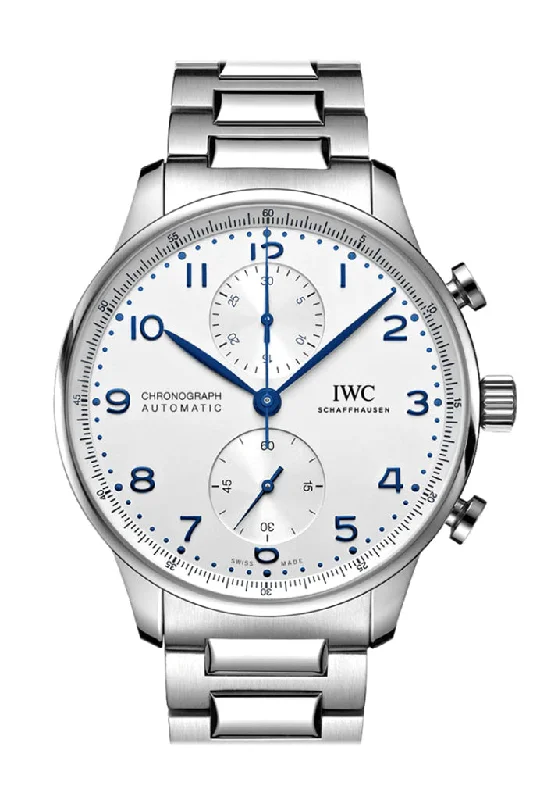 Find Rare IWC Models for Sale –IWC Portuguese Silver Dial Stainless steel Watch IW371617