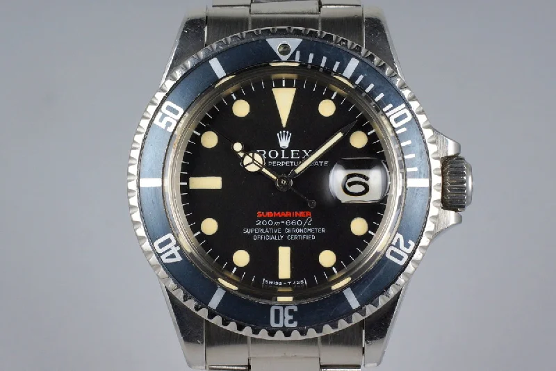 Find Your Signature Rolex Watch –1969 Rolex Red Submariner 1680 Mark II Meters First