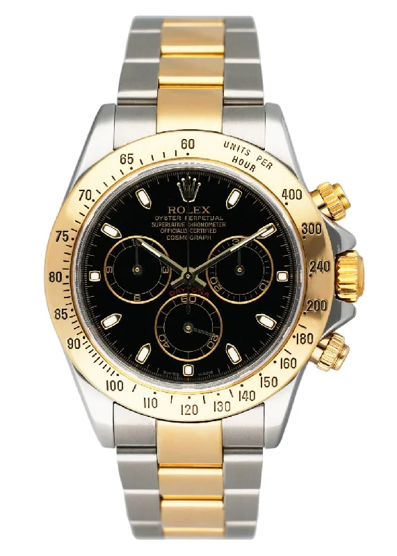 Discover the Craftsmanship of Rolex Watches –Rolex Daytona 116523 Black Dial Two-Tone Mens Watch