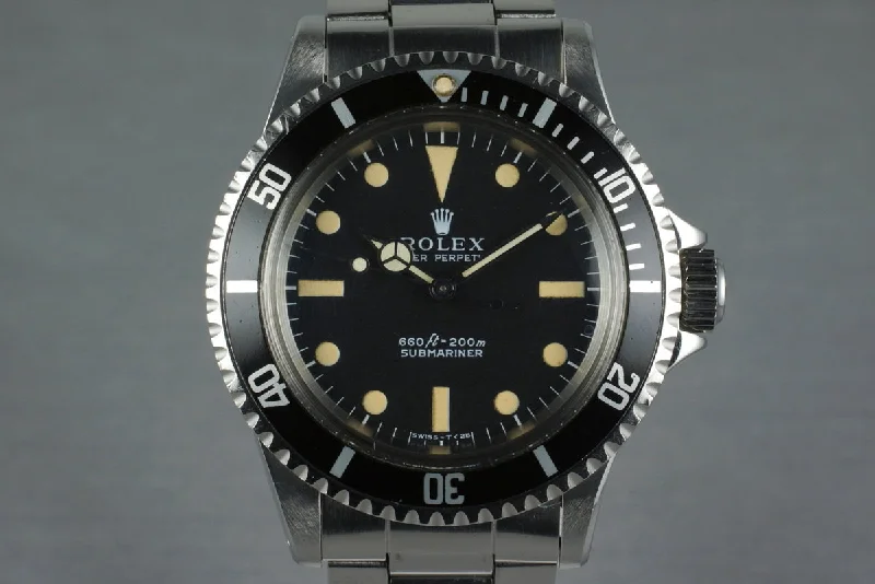 Rolex Watches for the Luxury Collector –1970 Rolex Submariner 5513 with Serif Dial