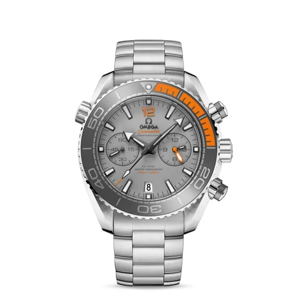 Omega Watches: Swiss Precision and Timeless Elegance –Omega Seamaster 46mm Watch - Ref: 215.90.46.51.99.001 - Grey Chronograph Index Dial, Titanium Bracelet