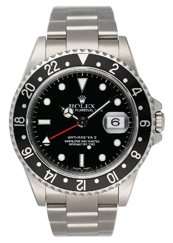 Rolex Watches for Discerning Collectors –Rolex GMT Master II 16710 Stainless Steel Mens Watch