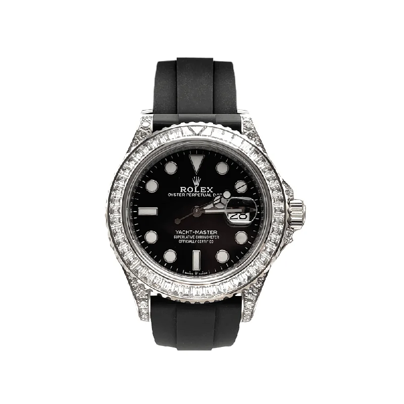 Rolex Watches: A True Symbol of Swiss Craftsmanship –Rolex Yacht-Master 226679TBR White Gold Black Dial Diamond Bezel