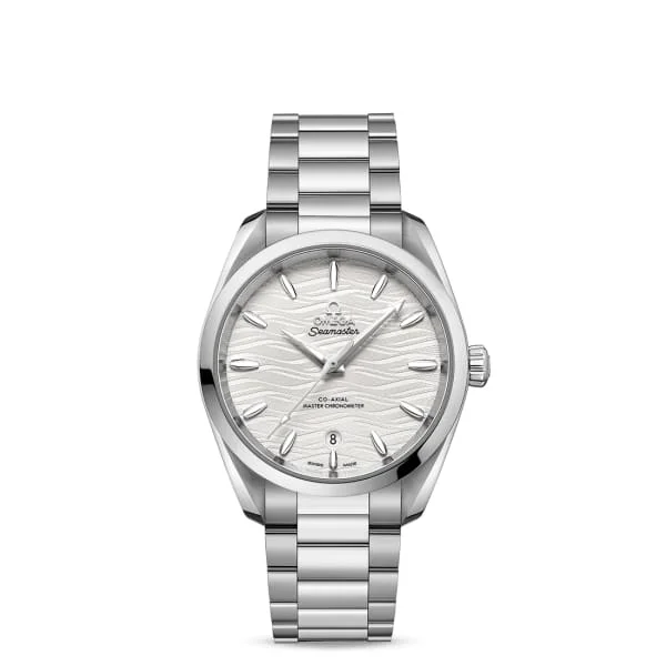 Discover Omega Watches for Timeless Style –Omega Seamaster 38mm Watch - Ref: 220.10.38.20.02.003 - Silver Index Dial, Stainless Steel Bracelet