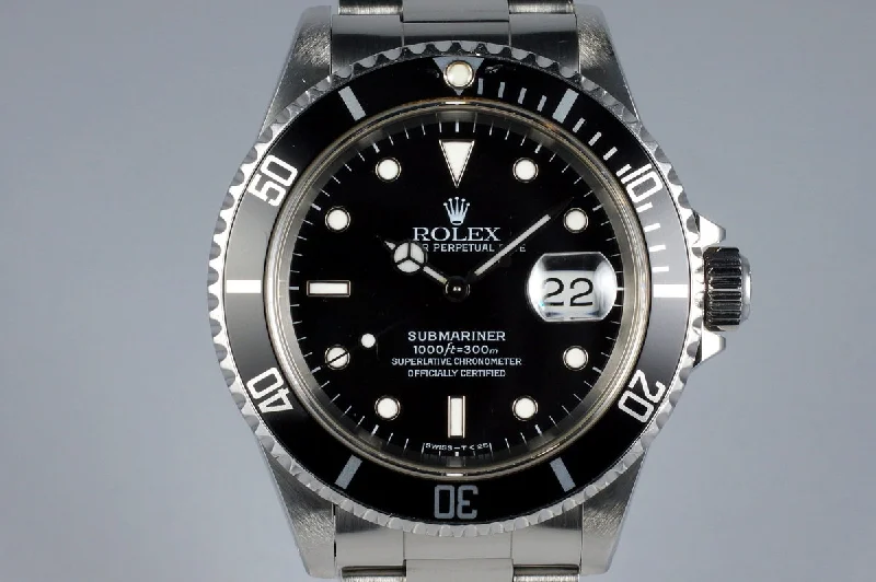 Find the Latest Rolex Models Here –1991 Rolex Submariner 16610 with RCS Papers