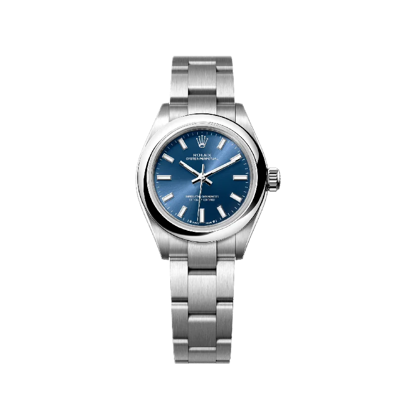 Find Your Perfect Rolex Watch for Every Occasion –Rolex Oyster Perpetual 276200 'Ladies' Stainless Steel Blue Dial