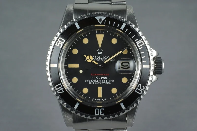 Discover Rolex Watches with Exceptional Value –1973 Rolex Red Submariner 1680 Mark VI