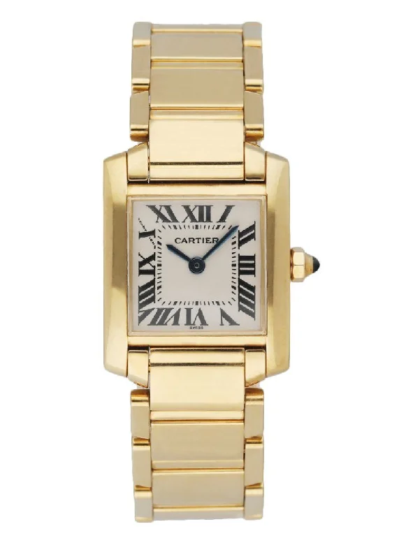 Cartier Watches: The Ultimate in Swiss Craftsmanship –Cartier Tank Francaise 1820 18K Yellow Gold Ladies Watch