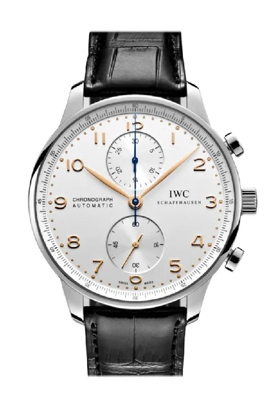 IWC Watches: Iconic Designs for Every Taste –IWC Portuguese Chronograph Silver Dial Men's Watch IW371445