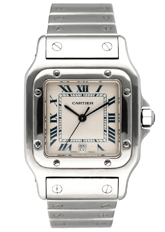 Cartier Watches: Elegance for the Modern Collector –Cartier Santos Galbee 987901 Stainless Steel Mens Watch