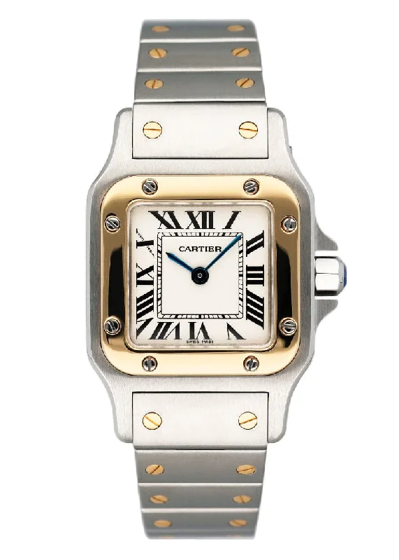 Cartier Watches: A Legacy of Distinction –Cartier Santos Galbee W20012C4 Two Tone Ladies Watch