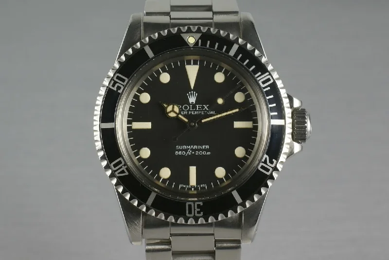 Rolex Watches: Crafted for Excellence –Rolex Submariner 5513 Mark 3 Maxi “Lollipop”