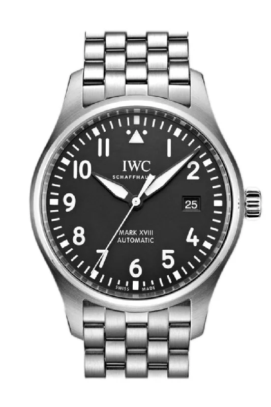 Shop IWC Watches for Ultimate Craftsmanship –IWC Pilot Automatic Black Dial 40mm Men's Watch IW327011