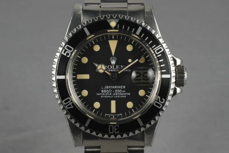 Rolex Watches: Built for Perfection –Rolex Submariner 1680 with creamy dial and RSC Service