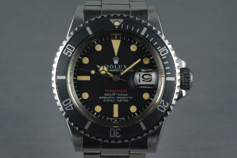 Find Rolex Watches for Timeless Luxury –1970 Rolex Red Submariner1680 Mark IV