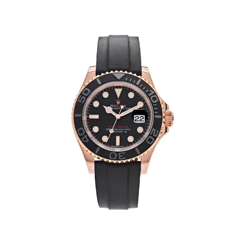 Iconic Rolex Watch Styles –Rolex Yacht-Master 116655 Rose Gold Black Dial