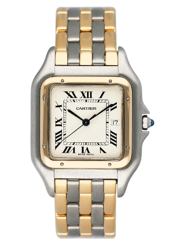 Discover the Timeless Charm of Cartier Watches –Cartier Panthere Jumbo 83957 Three Row Mens Watch