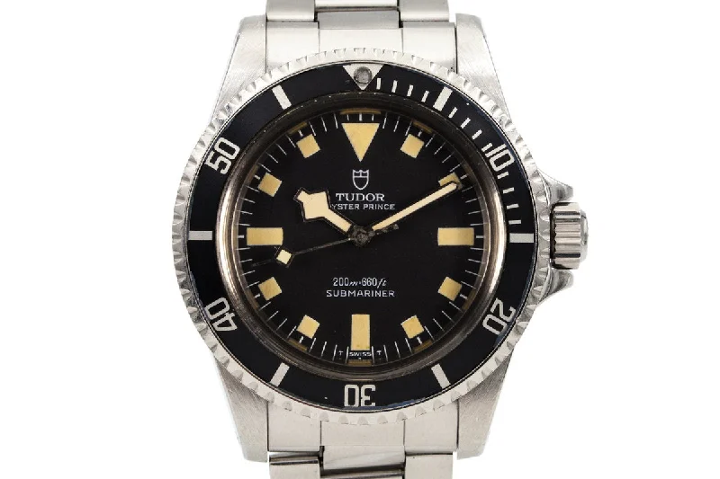 Discover Legendary Rolex Watches –1977 Tudor Submariner 94010 Black Snowflake Dial