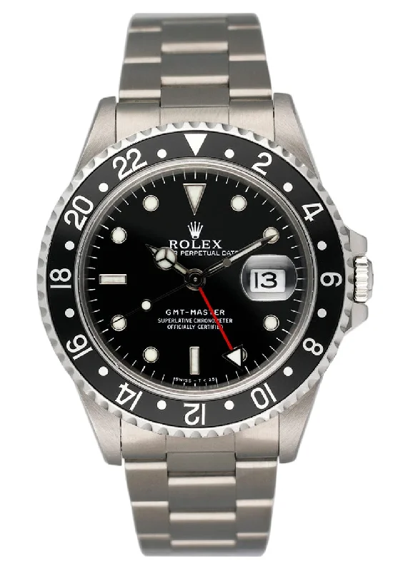 Timeless Rolex Watches Available Now –Rolex GMT Master 16700 Black Dial Mens Watch Box Papers