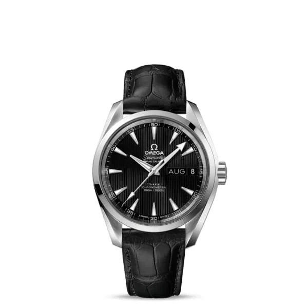 Shop Omega Watches for Lasting Quality –Omega Seamaster 39mm Watch - Ref: 231.13.39.22.01.001 - Black Index Dial, Black Leather Strap