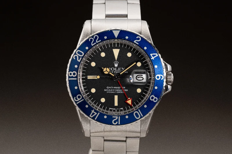 Rolex Watches: Crafted for the Most Discerning Buyers –1978 Rolex 1675 GMT  "Blueberry" Radial Dial with Box, Papers, Hang Tag, Chrono Tag